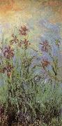Claude Monet Lilac Irises France oil painting artist